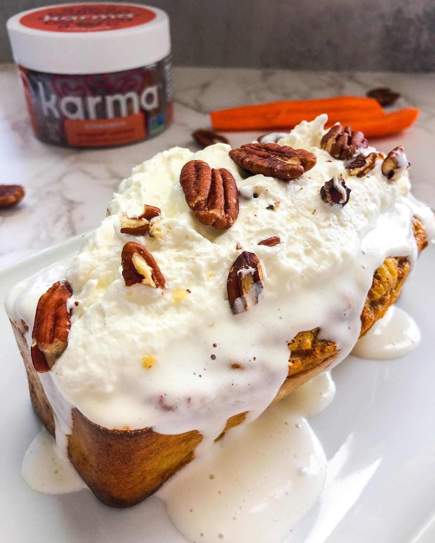 Cinnamon Cashew Carrot Loaf - KARMA NUTS