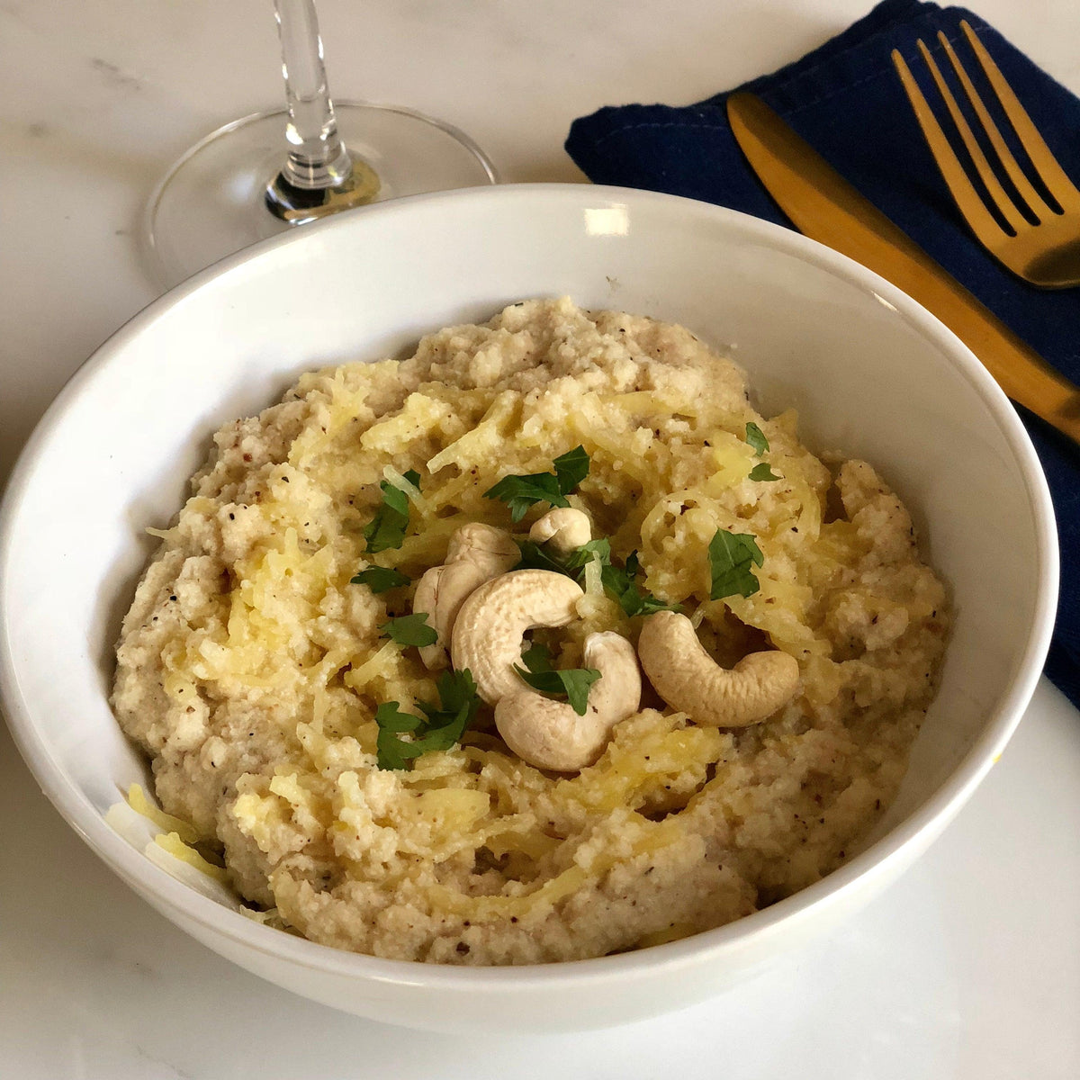 Creamy Cauliflower Alfredo – KARMA NUTS