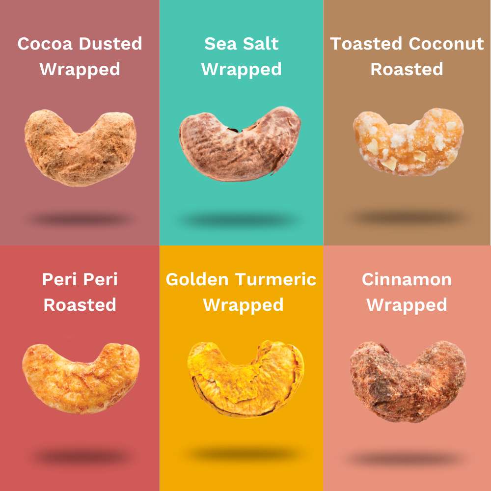 Cashew Variety Pack | 6 Snack Packs – KARMA NUTS