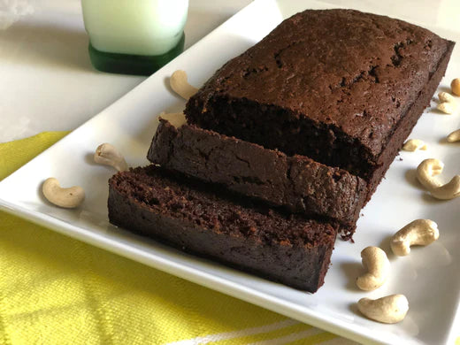 Chocolate Cashew Zucchini Bread