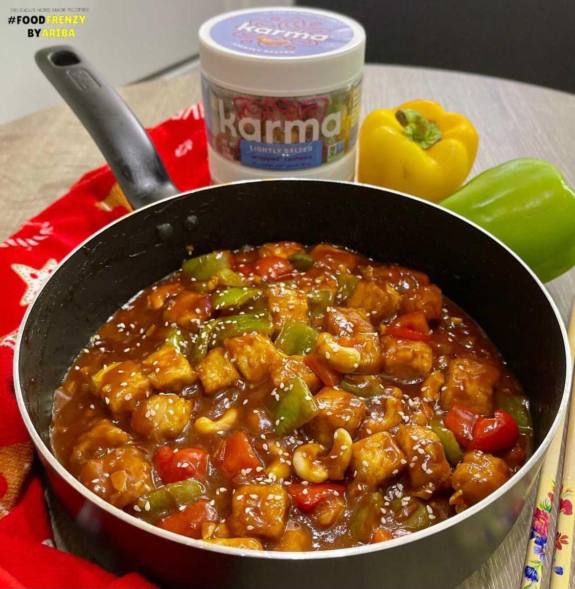 Honey Cashew Tofu - KARMA NUTS