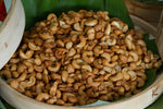 cashew in a wooden bowl