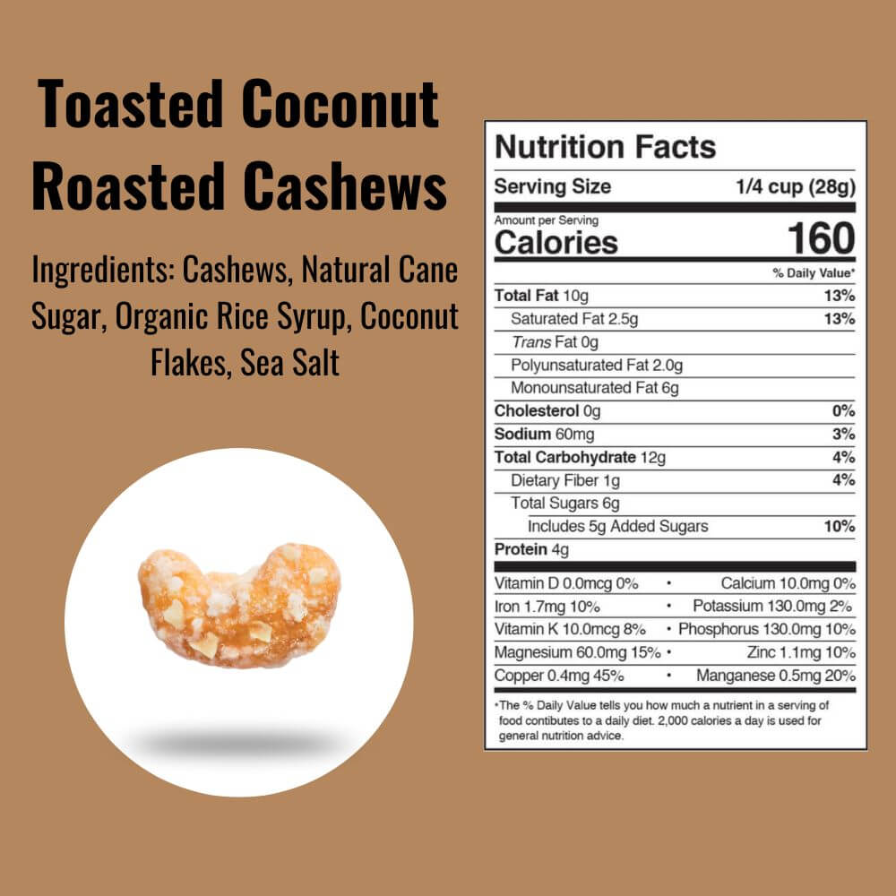 
                  
                    Cashew Variety Pack | 6 Snack Packs
                  
                