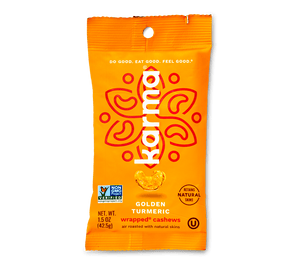 Golden Turmeric Wrapped® Cashews 15.00% Off Auto renew - KARMA NUTS