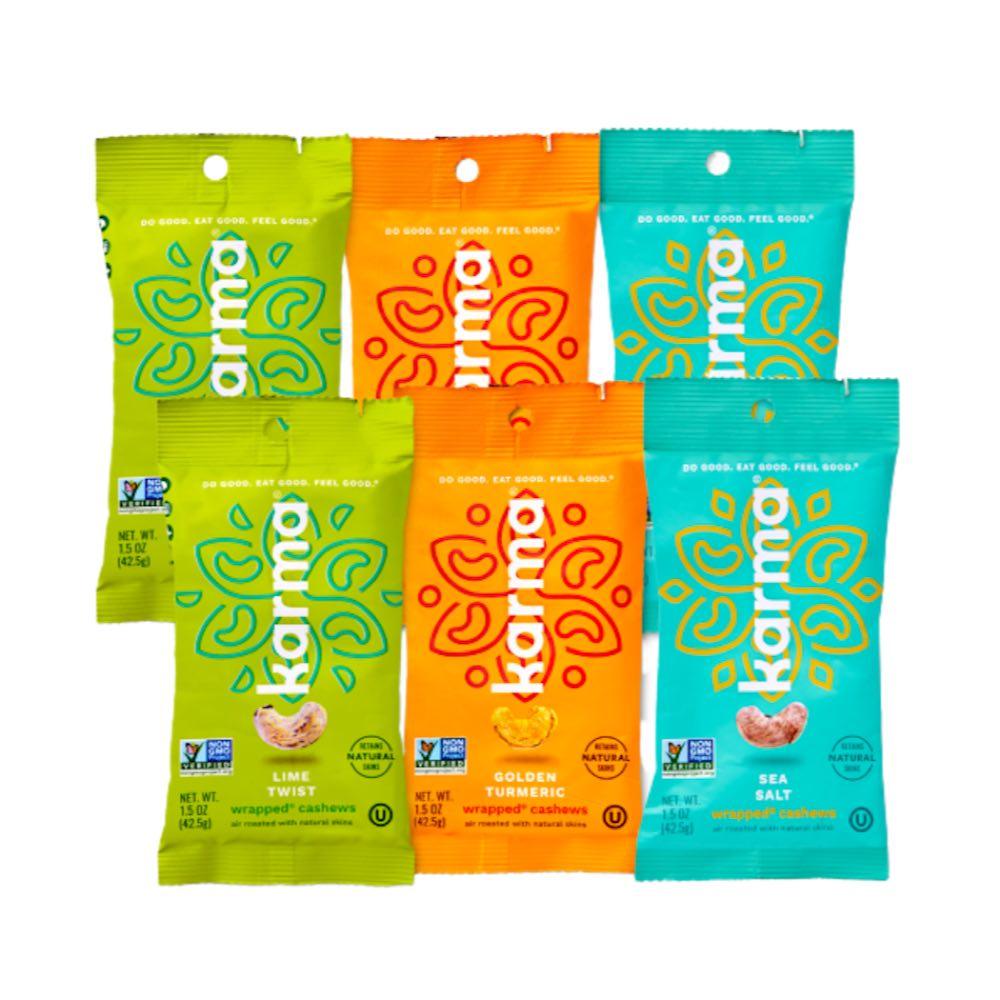 Keto Cashew Variety Pack | 6 Snack Packs – KARMA NUTS