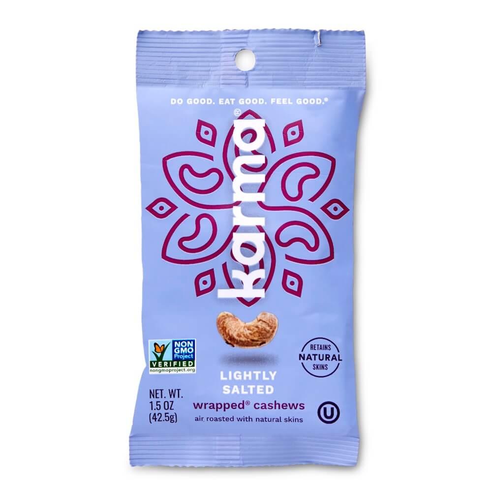 Lightly Salted Wrapped® Cashews - KARMA NUTS