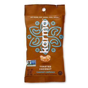 Toasted Coconut Roasted Cashews - KARMA NUTS