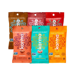 Cashew Variety Pack | 6 Snack Packs - KARMA NUTS